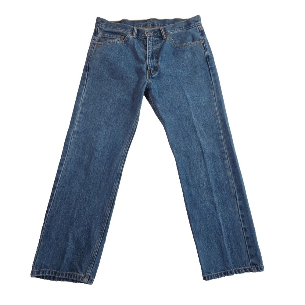 Levi's 505 Jeans Men's 36x30 Med Wash 100% Cotton Straight Leg Classic Fit EUC